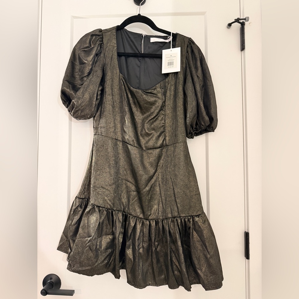 Rachel Parcell Puff Sleeve Mini Dress